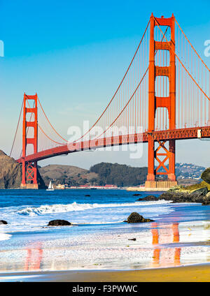 Golden Gate Bridge, San Francisco, California, USA. Stock Photo