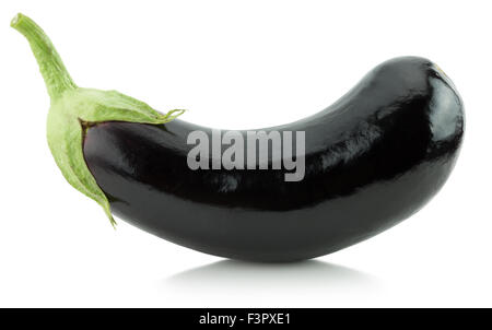 eggplant  isolated on the white background. Stock Photo