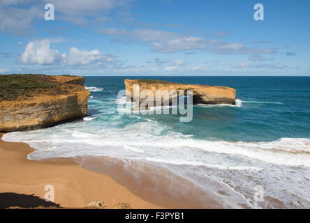 London Arch, Great Ocean Road, Port Campbell National Park, Victoria, Australia Stock Photo