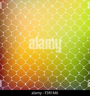 Abstract background of colored cells Stock Vector