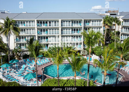 Key West Florida,Keys,Galleon Resort,hotel,swimming pool,FL150509058 Stock Photo