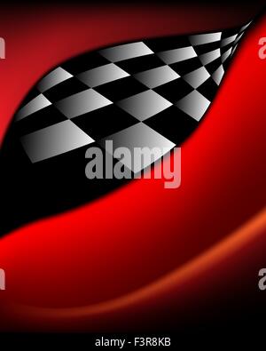 Race Card Design Vector Art Stock Vector