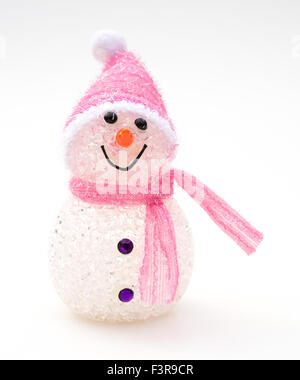 smiling toy christmas snowman Stock Photo