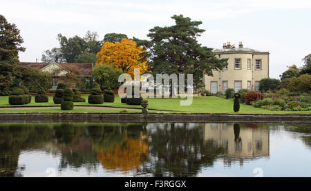 a view of Thorp Perrow Arboretum & Gardens near Bedale, North Yorkshire, UK Stock Photo