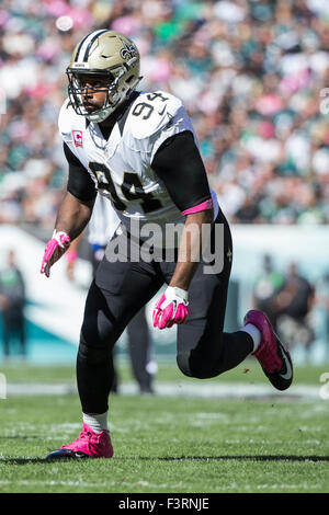 New Orleans Saints defensive end Cameron Jordan (94) runs through ...