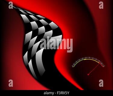Race Card Design Vector Art Stock Vector