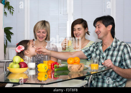 Happy family Stock Photo