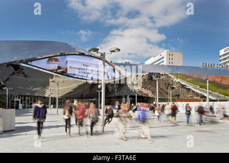 The main entrance to Birmingham Grand Central Shopping Centre and New Street Station, Birmingham, England, UK Stock Photo