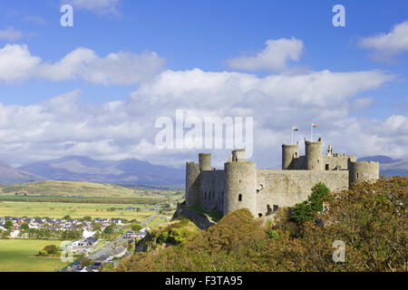 Harlech Castle, Gwynedd, Wales, UK Stock Photo