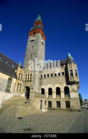 Finland, Helsinki, Finland National Museum Stock Photo