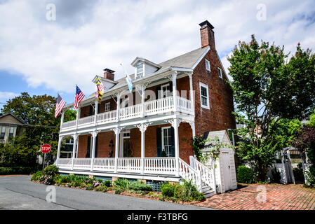 Dr. Dodson House, 200 Cherry Street, St. Michaels, Maryland Stock Photo