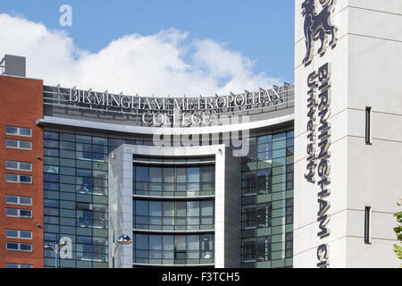 Birmingham Metropolitan College and Birmingham City University buildings, Birmingham, England, UK Stock Photo