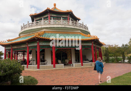 Virginia, Norfolk, Downtown, Pagoda and Tea House, Chinese ...