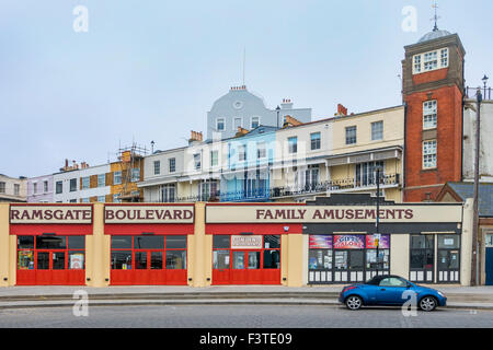 Empty Amusement Arcade Out of Season Ramsgate Seafront Kent Stock Photo ...