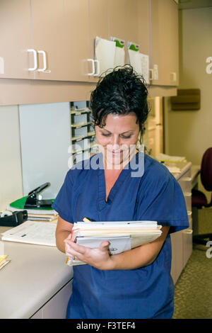 Female nurse in doctor's office. MR ©Myrleen Pearson Stock Photo