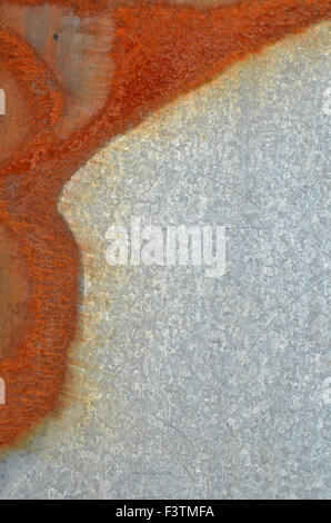 background of rusted metal sheet Stock Photo