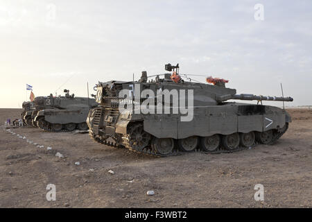 Merkava Mk 4 Baz Main Battle Tank Stock Photo