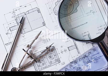 drawing tools Stock Photo