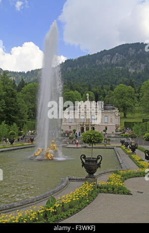 Linderhof Castle, Bavaria, Germany Stock Photo