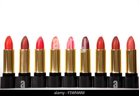 Color lipsticks Stock Photo