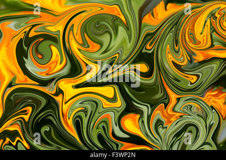 Abstract image based on manipulated images of nature Stock Photo