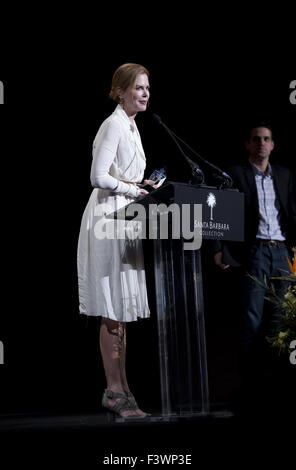 Nicole Kidman accepting her Vanguard award Stock Photo