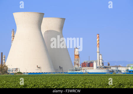 Nuclear power station Stock Photo