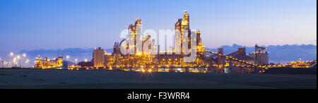 Panorama of Chemical plant Stock Photo