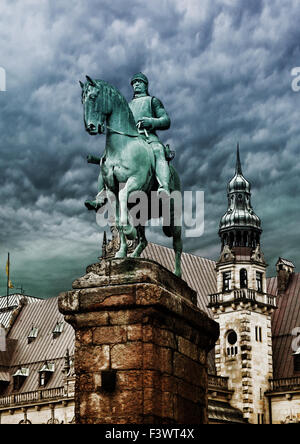 Otto von Bismarck in Bremen Stock Photo