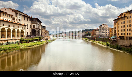 Arno river in Florence (Firenze) Stock Photo