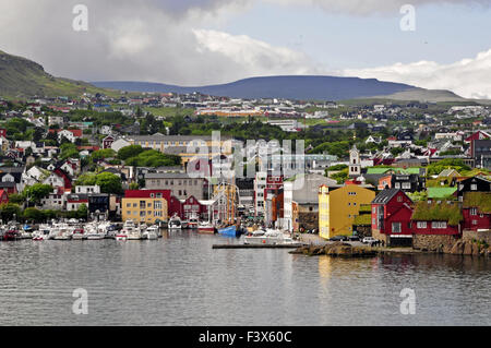 Torshavn in the Faroe Islands Stock Photo