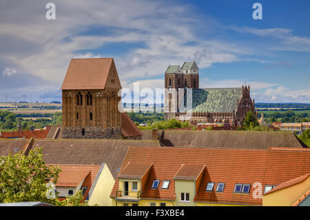 View of Prenzlau, Germany Stock Photo