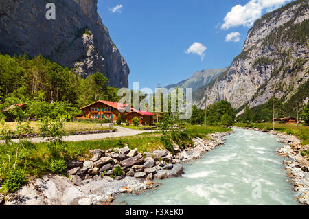Swiss landscape Stock Photo