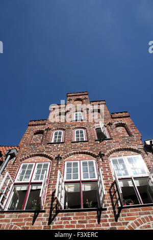 gable in  old town Stock Photo