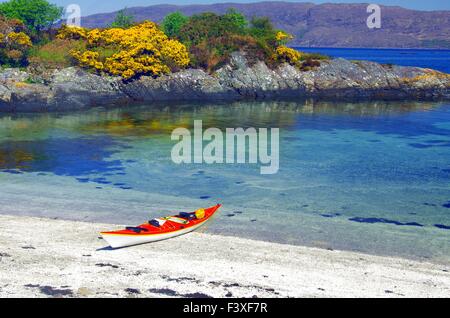 The scotish Westcoast by Kajak Stock Photo