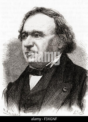 Jean Baptiste André Dumas, 1800 – 1884.   French chemist. Stock Photo