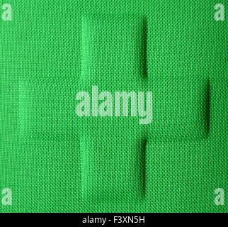 Close-up Of A Green First Aid Medical Kit Stock Photo