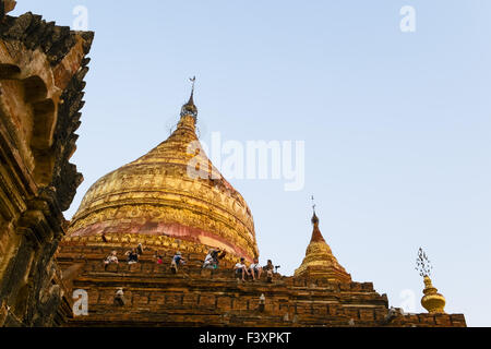 Dhammayazika Pagoda, Bagan, Myanmar, Asia Stock Photo