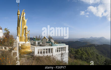 Manauhla Pagoda, Kalaw, Myanmar, Asia Stock Photo