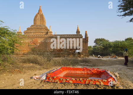 Restoration, Bagan, Myanmar, Asia Stock Photo