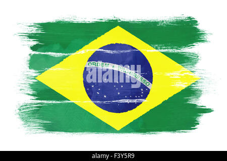 The Brazilian flag Stock Photo