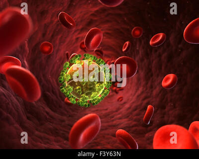 3d rendered illustration - HIV Stock Photo - Alamy