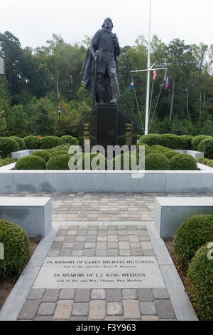 Leif Erikson statue Mariners Museum in Newport News Virginia Stock Photo