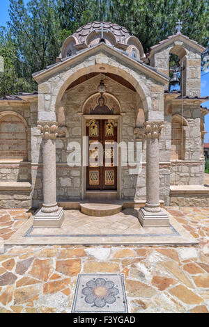 Small church in village on Cyprus Stock Photo