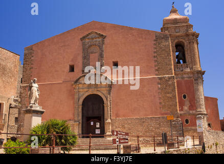 Parish church. Chiesa Parrocchiale di San Giuliano, Erice Stock Photo