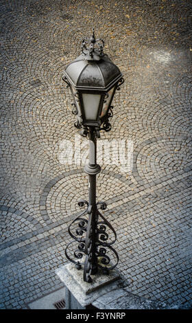 Vintage Street Lamp In Europe Stock Photo