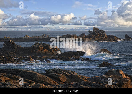 rough breton shore Stock Photo