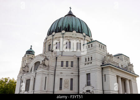 Central Cemetery Vienna - Luegerkirche Stock Photo