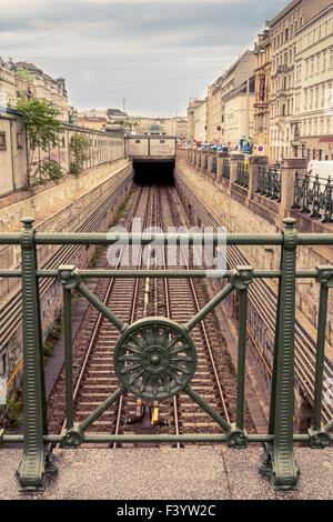 Subway Tunnel Stock Photo