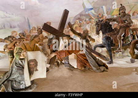 Veil of Veronica, Sacro Monte di Varese Stock Photo